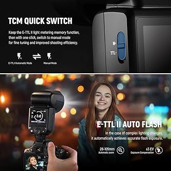 Amazon.com : NEEWER Z2-C 2.4G TTL Round Head Flash Speedlite
