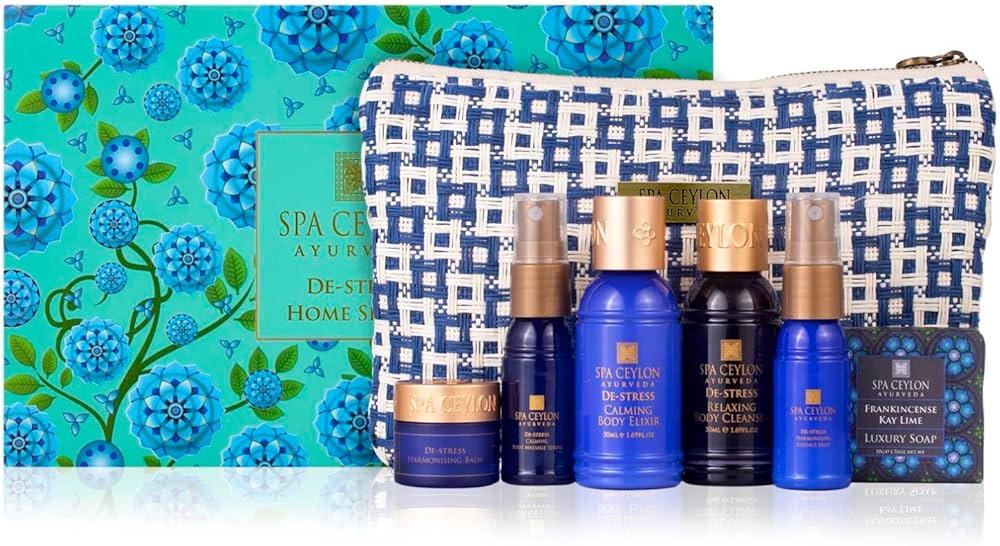 Amazon.com : SPA CEYLON De-stress Home Spa Set, Ayurvedic Spa Gift