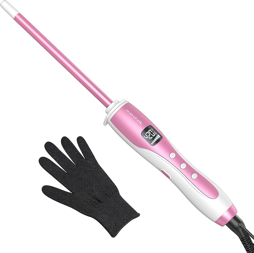 Amazon.com: Wavytalk 3/8 Inch Small Curling Wand, Wand Curling