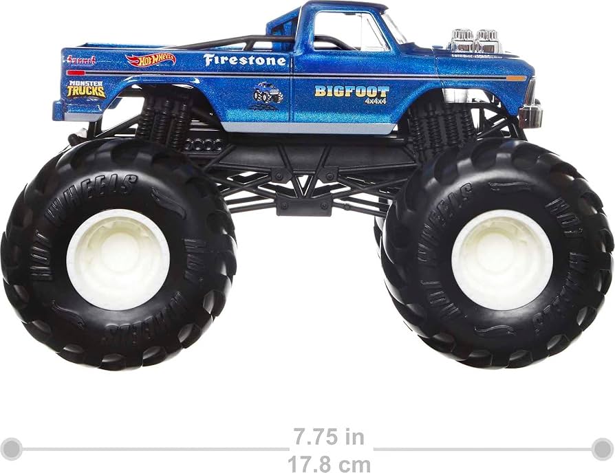 Amazon.com: Hot Wheels Toy Monster Trucks, Die-Cast Bigfoot in+U53