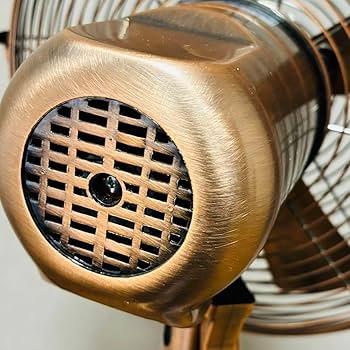 Amazon.co.jp: アンティーク メタル扇風機 コッパーカラー