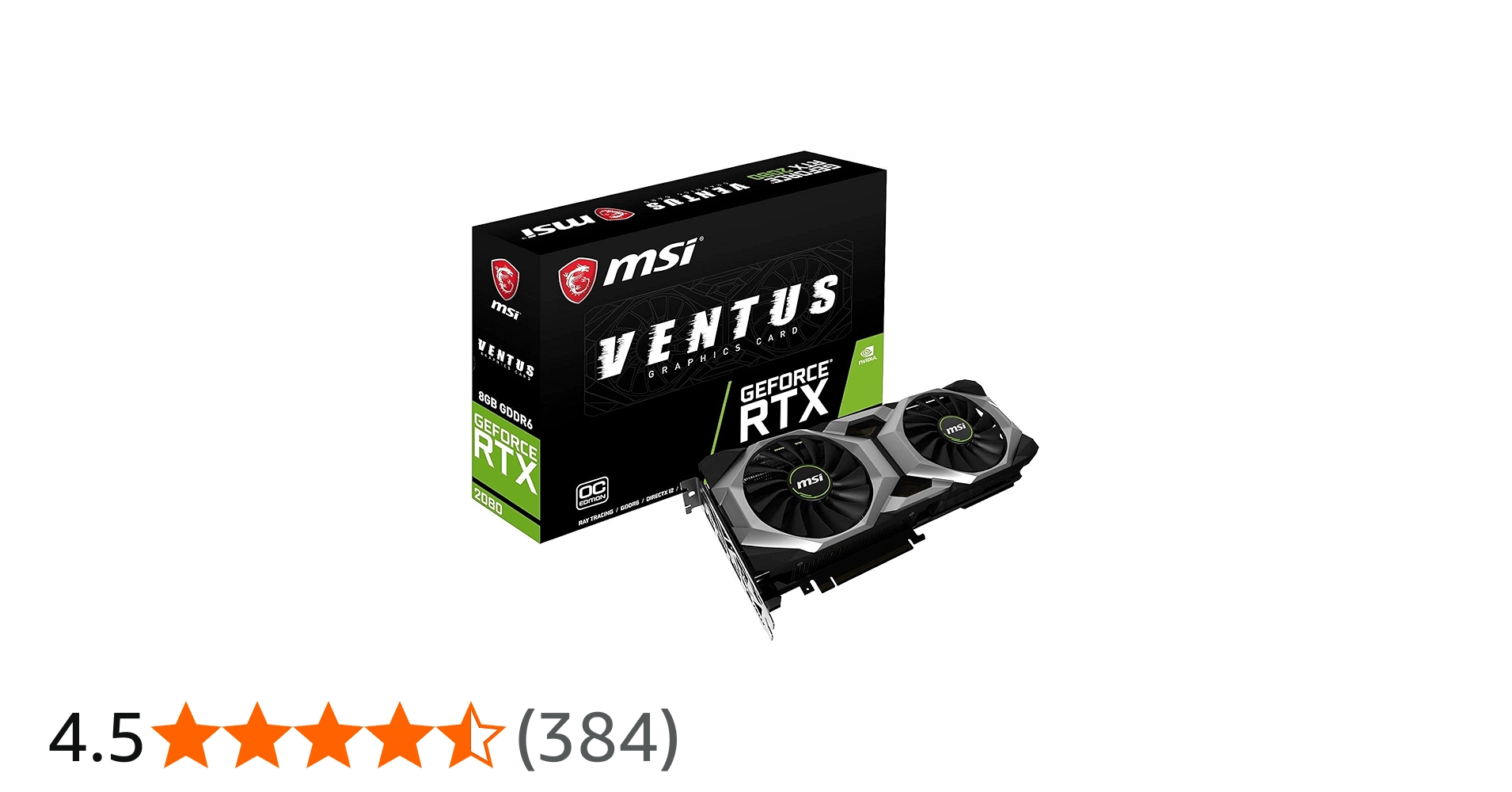 Amazon | MSI GeForce RTX 2080 VENTUS 8G OC グラフィックスボード