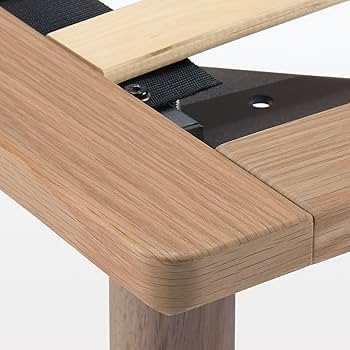 Amazon｜無印良品 木製ベッドフレーム セミダブルサイズ 幅123×奥行202