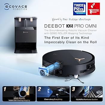 Amazon.com - ECOVACS DEEBOT X8 PRO OMNI Robot Vacuum and Mop