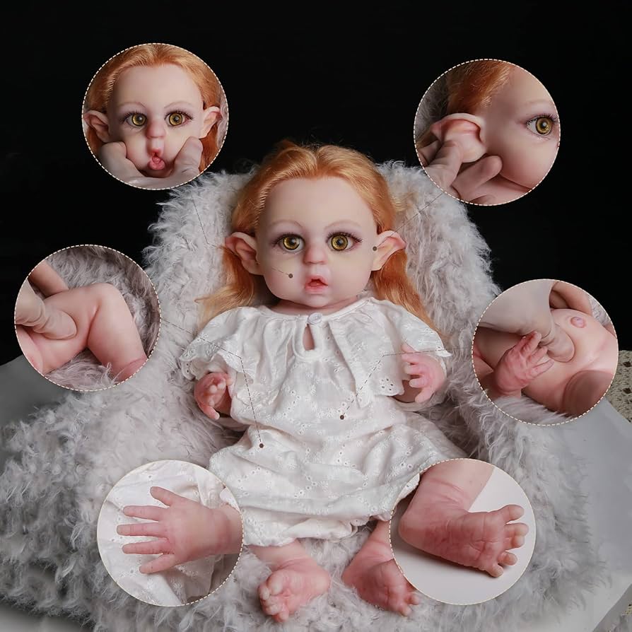 Amazon | COSDOLL フルシリコン リボーンドール 女の子 髪含み リアル
