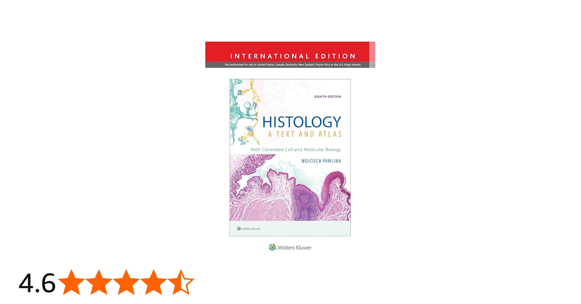 Amazon | Histology: A Text and Atlas: With Correlated Cell and