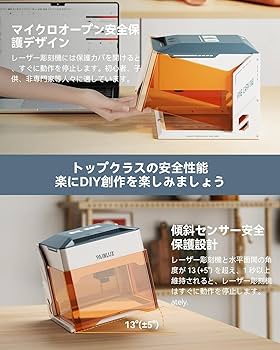 Amazon.co.jp: WAINLUX K10 3W レーザー刻印機、ミニレーザー彫刻機