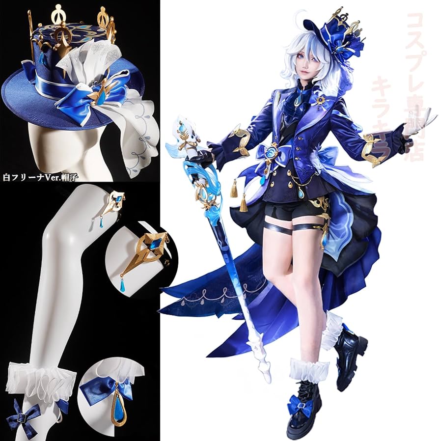 Amazon.co.jp: 原神 フリーナ/黒フリーナ コスプレ衣装 フルセット