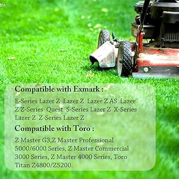 Amazon.com : 126-9835-SL Drive Belt for Exmark Lazer Z Quest AS