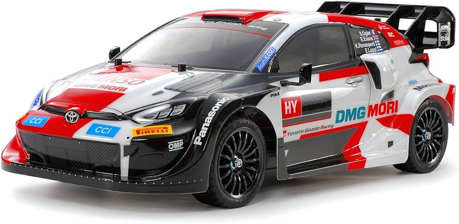 Amazon.com: TAMIYA 1/10 Toyota GAZOO WRT/GR Yaris Rally1 TT-02