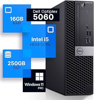 Amazon.com: Dell Optiplex 5060 Desktop Computer | Hexa Core Intel