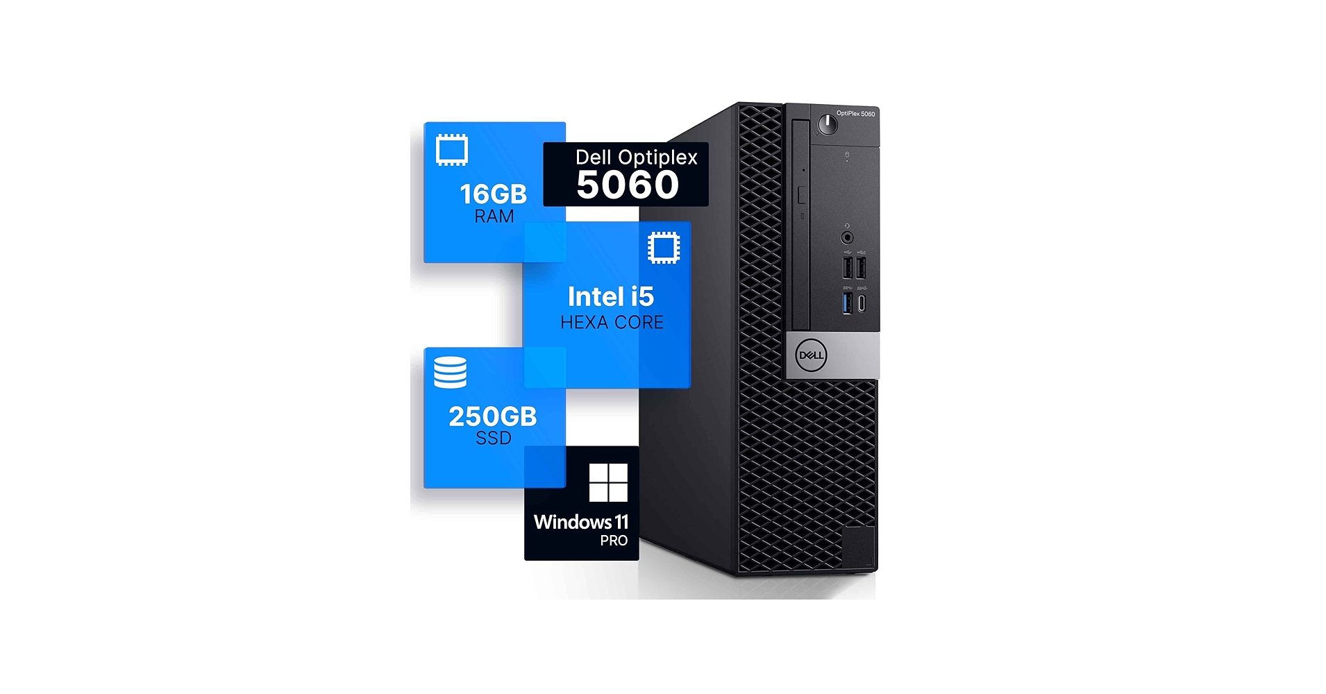 Amazon.com: Dell Optiplex 5060 Desktop Computer | Hexa Core Intel