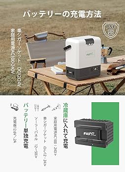 Amazon.co.jp: F40C4TMP 車載冷蔵庫 専用バッテリー 15600mAh 充電式