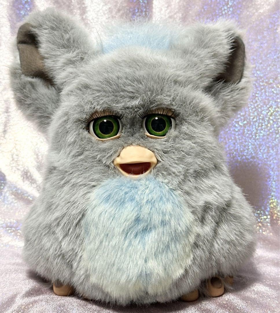 Amazon.co.jp: ファービー2 クラウディスカイ グレー×水色×緑目 英語版