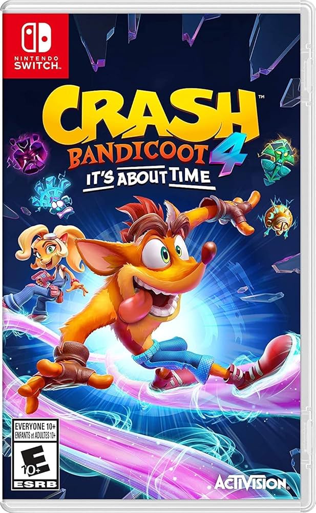Amazon.com: Crash Bandicoot 4: It's About Time - Nintendo Switch