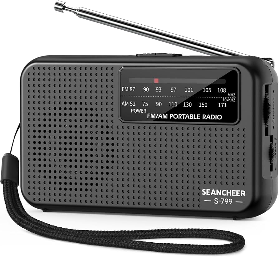 Amazon.com: 799 Mini Radio AM FM, Battery Operated Radio with