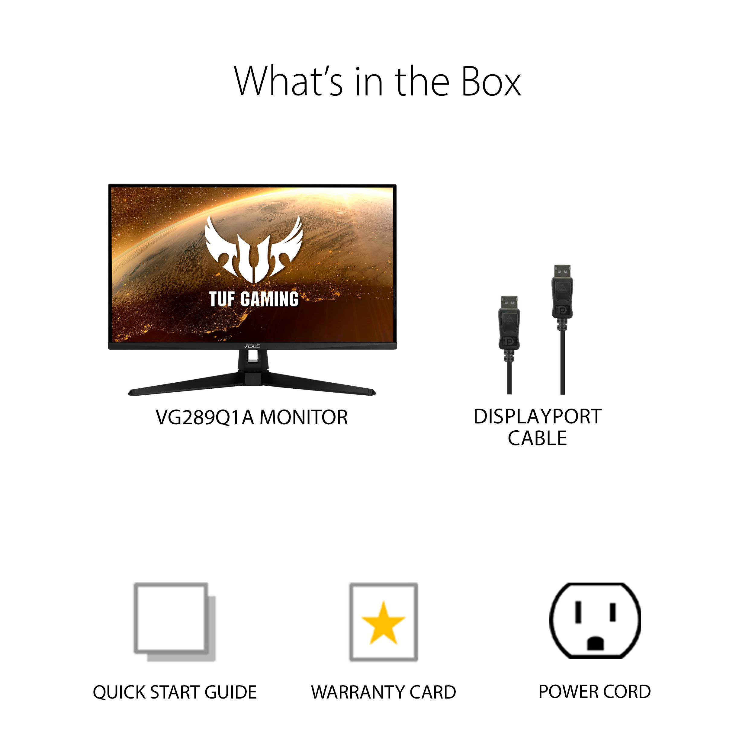 Amazon.com: ASUS TUF Gaming VG289Q1A 28” Monitor, 4K UHD (3840 x