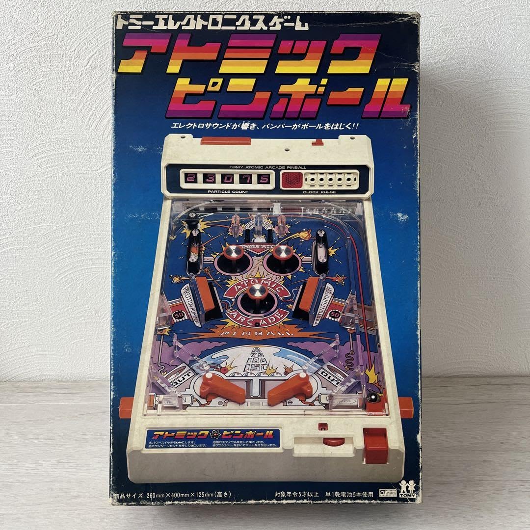 昔のピンボールゲームのスコアー板【昭和レトロコンバット】