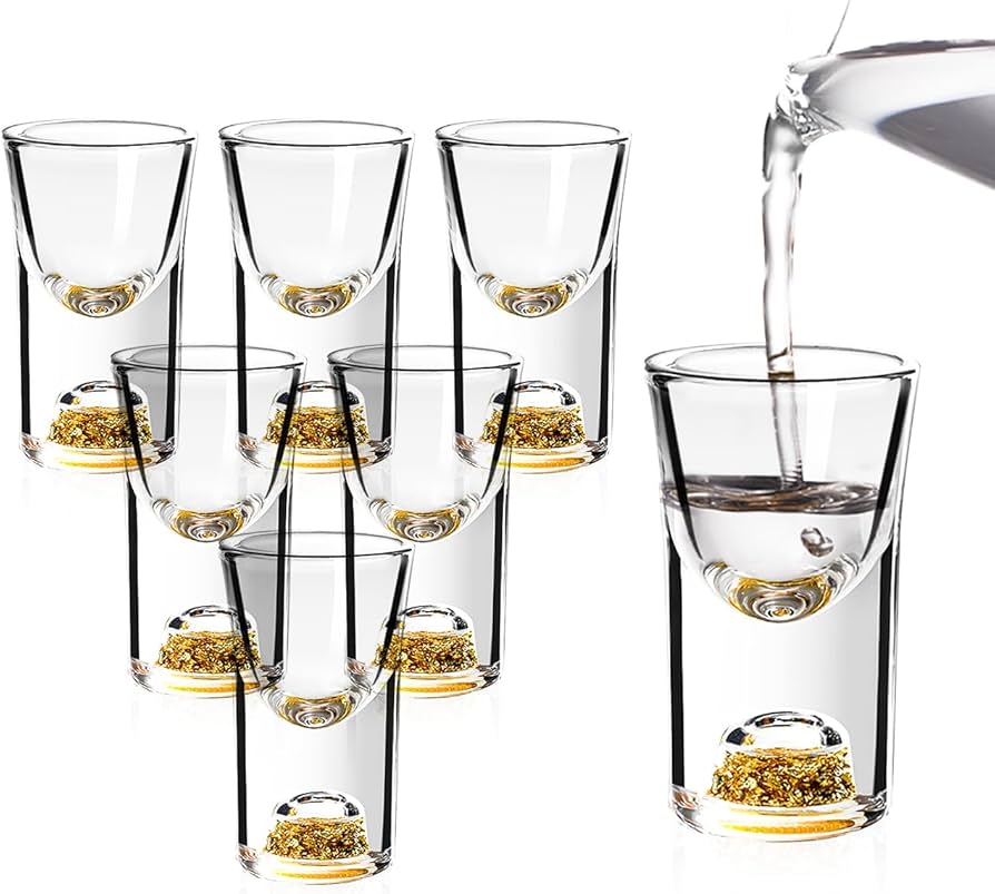 Amazon | YTCYKJ ショットグラス 6個- 15ml/15cc ミニ クリアグラス