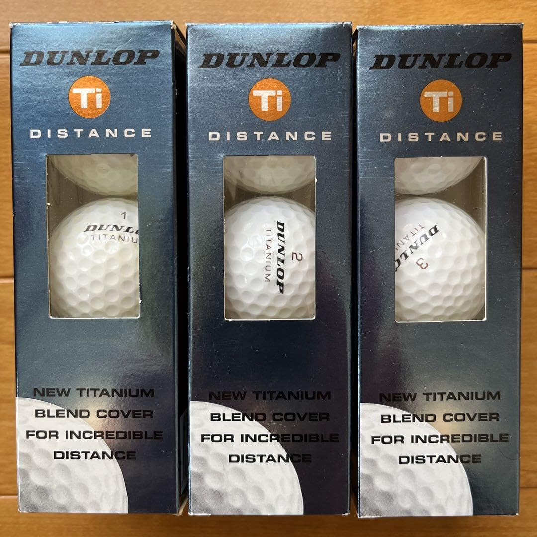 Amazon.co.jp: ゴルフボールジャンボ尾崎J's、DUNLOP titanium