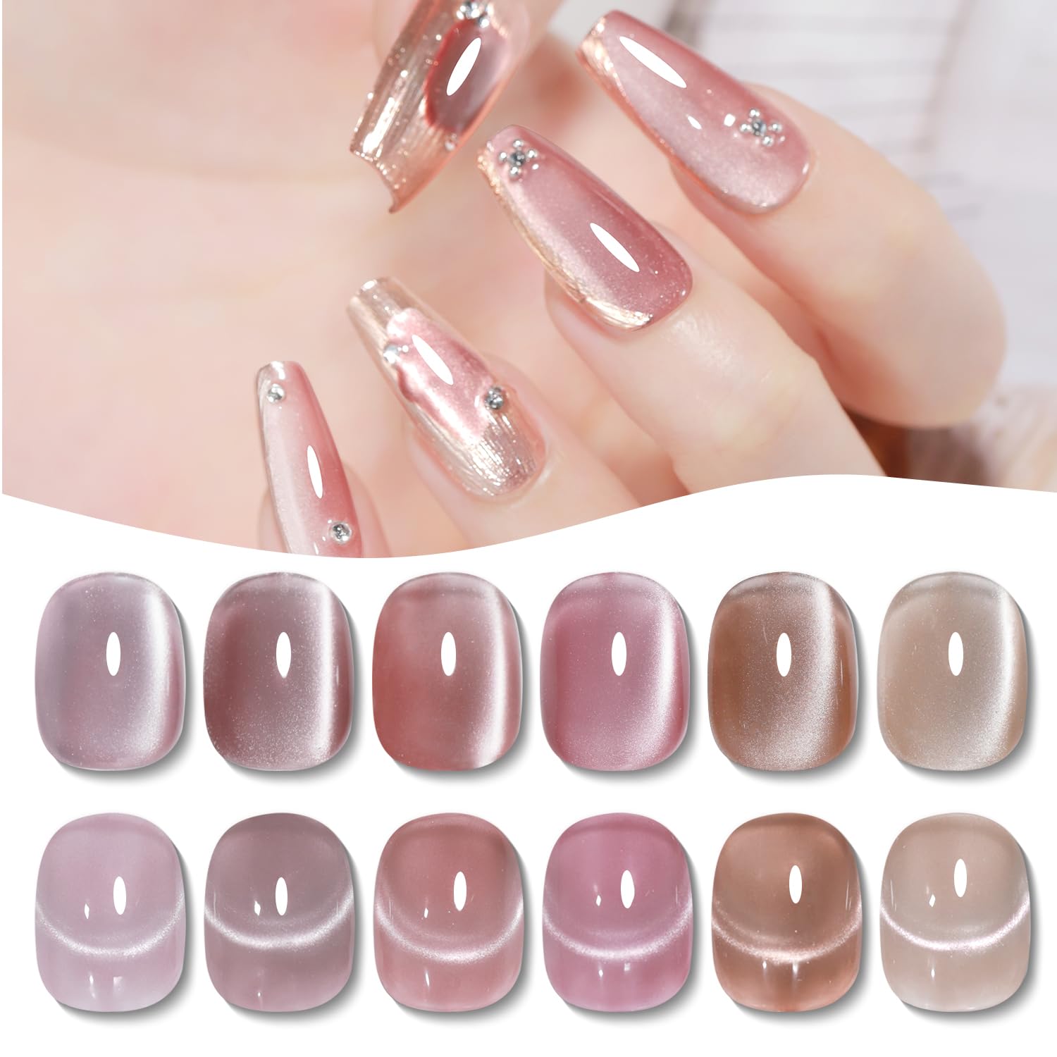 Amazon | Coikaze マグネットネイル 超微粒子 ジェルネイル マグネット