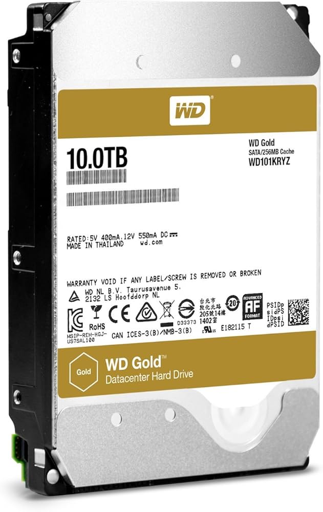 Amazon.com: WD Gold 10TB Enterprise Class Hard Disk Drive - 7200
