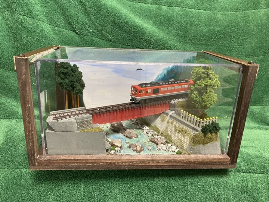 Amazon | Nゲージジオラマ (シリーズNo.9 渓谷の鉄橋) YGG1 | 鉄道模型