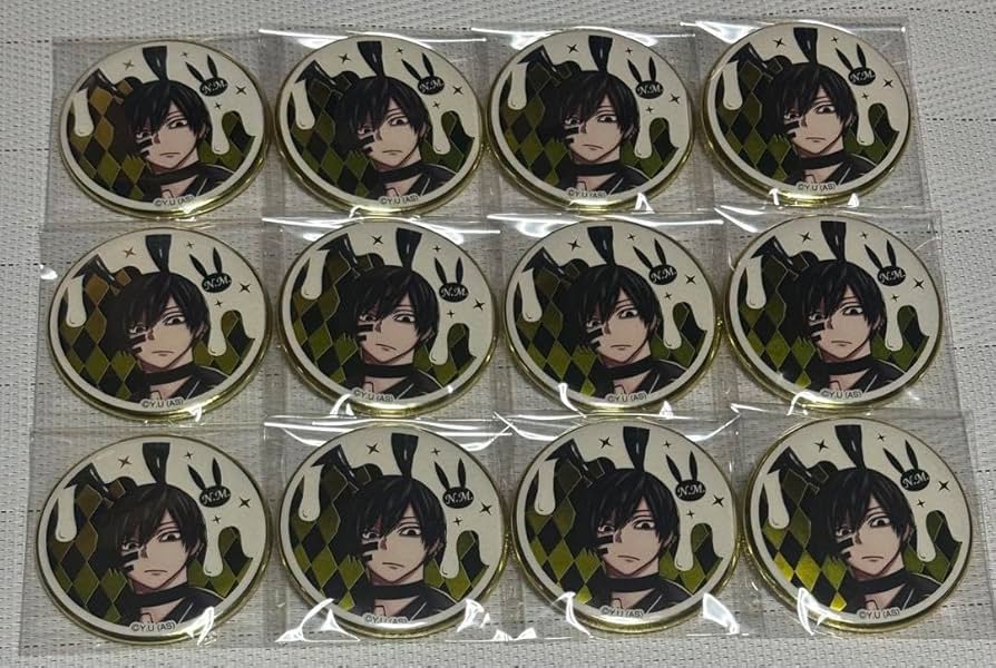 Amazon | 桃源暗鬼 バニー 缶バッジ 無陀野無人 | バッジ | おもちゃ