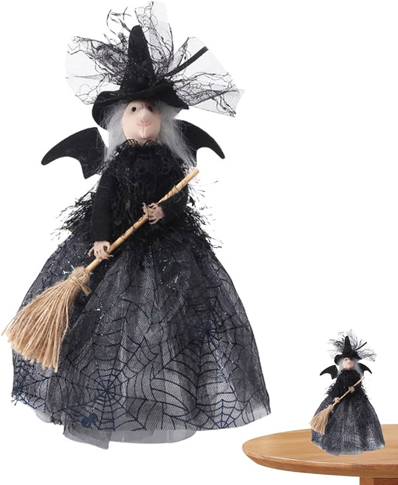 Amazon.co.jp: 黒魔女人形、魔女コレクタブルフィギュア - 帽子を