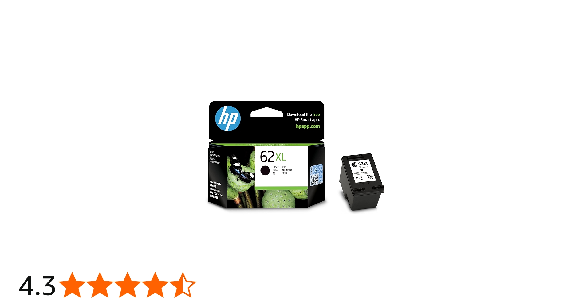 Amazon.co.jp: HP 62XL 純正 インクカートリッジ 黒 ブラック 増量