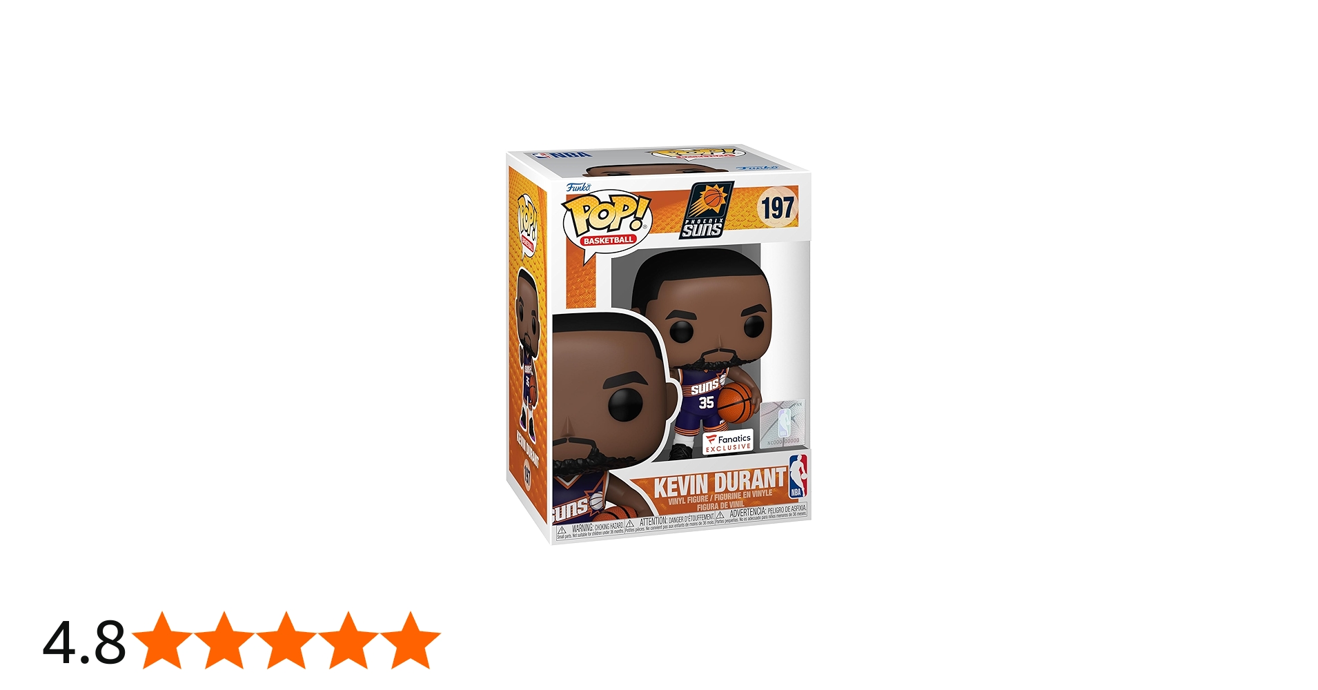 Amazon.co.jp: 【 Fanatics 限定 】 NBA ケビン デュラント アイコン