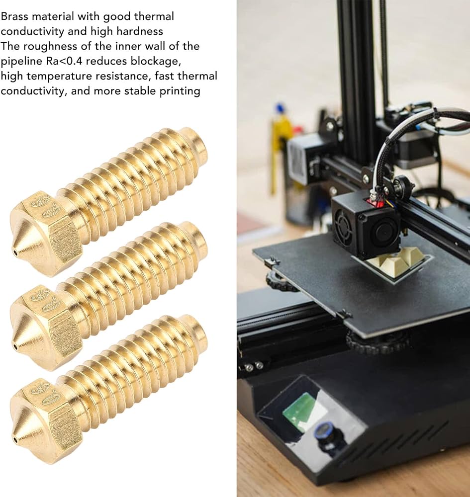 Amazon.co.jp: 3D プリンターノズル、M6 スレッドプリントノズル 1.75