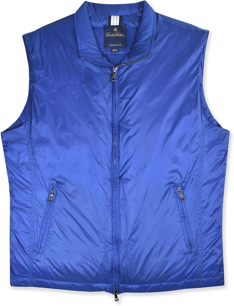 Brooks Brothers Mens Ultra Lightweight Duck Down Quilted Nylon