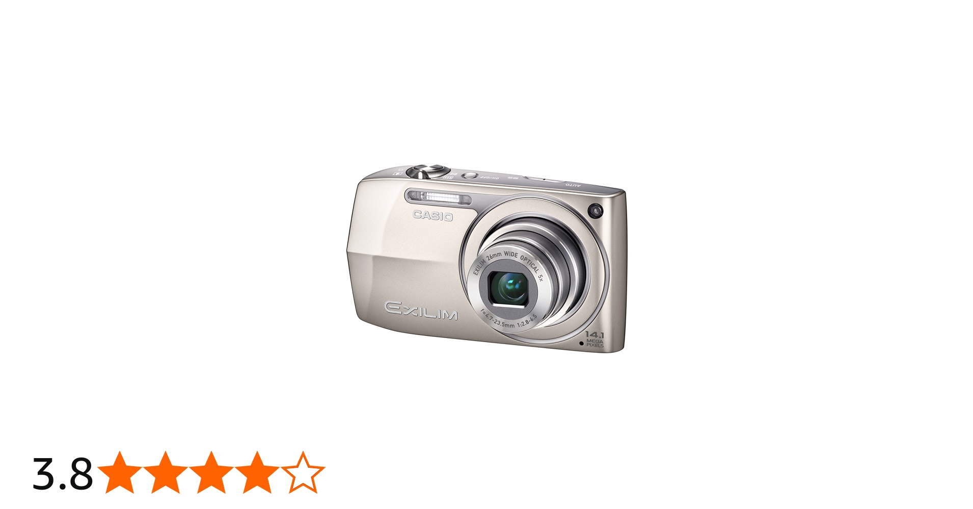 Amazon | CASIO デジタルカメラ EXILIM 1410万画素 5倍 ゴールド EX