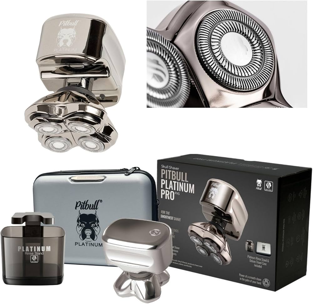 Amazon | スキンヘッド用シェーバー Skull Shaver Pitbull Platinum