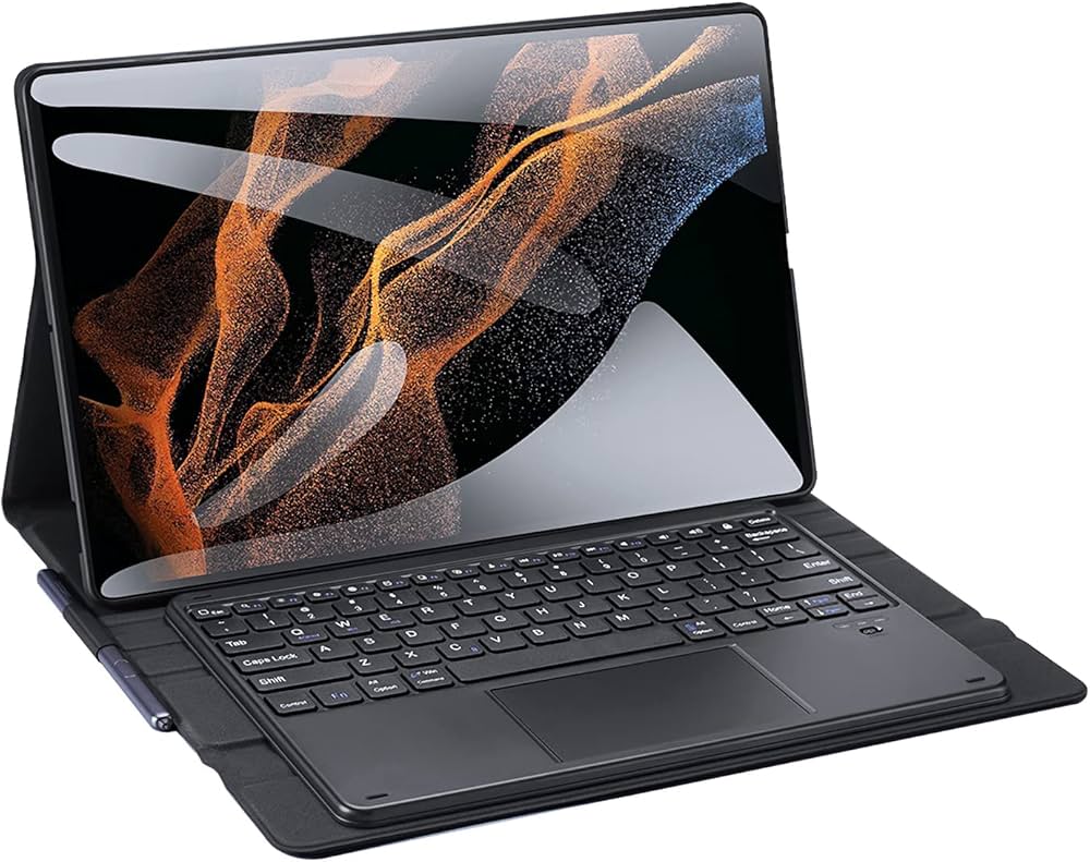 Bueuwe Keyboard Case for Galaxy Tab S8 Ultra 14.6 Inch 2022 [SM