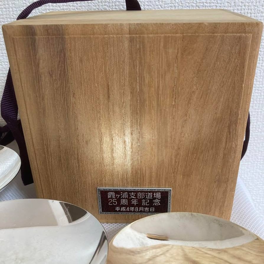 Amazon.co.jp: 洋銀 銀杯 銀盃 木箱入り 3.0寸 3.5寸 4.0寸 シルバー