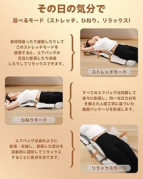 Amazon | Yutabelu 立体エアーマット エアーストレッチマット 首/背中