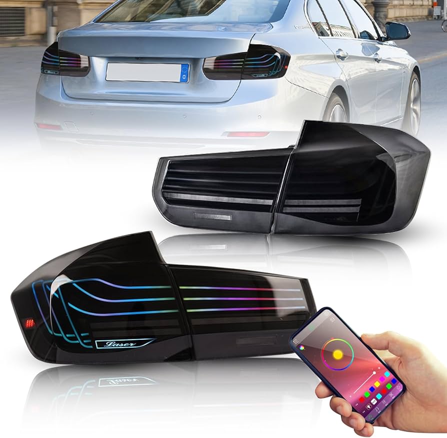 Amazon | YUANZHENG B-M-W 3シリーズ テールランプRGB機能 F30 F80 F35