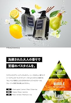 Amazon | EVERSKIN 濃厚泡スカルプシャンプー＆トリートメント セット