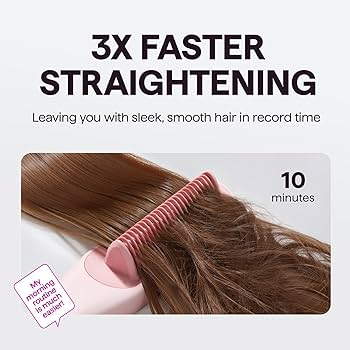 Amazon.com : Wavytalk Pro Steam Hair Straightener Brush, Steamline