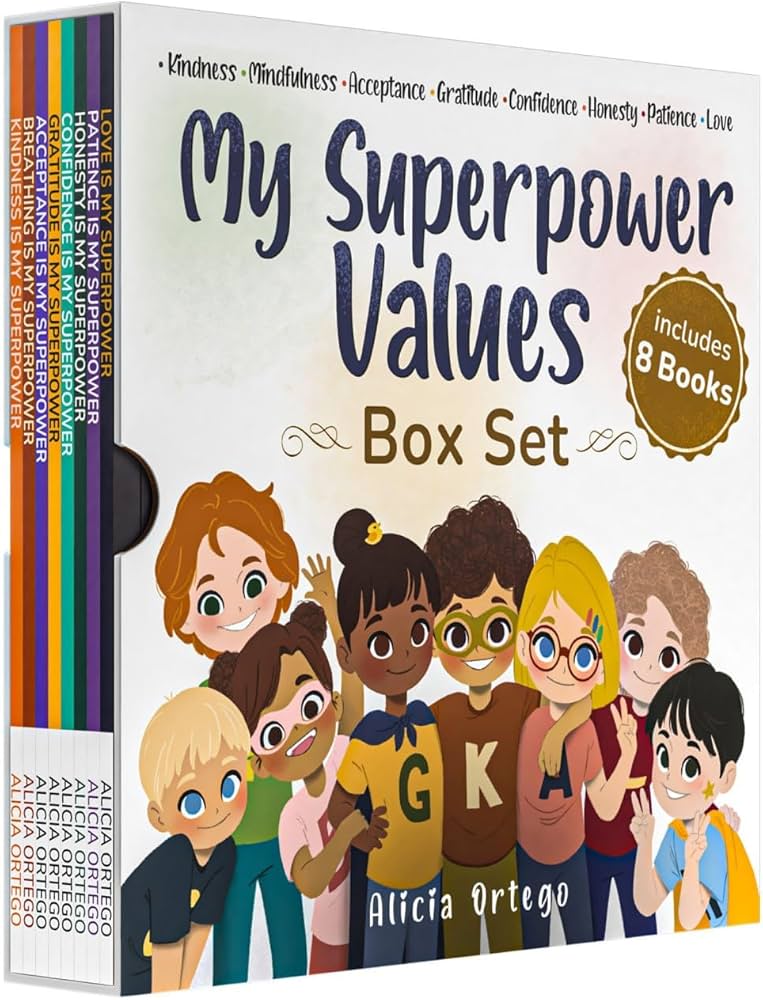 Amazon.com: My Superpower Values 8 Book Box Set (Books 1-8