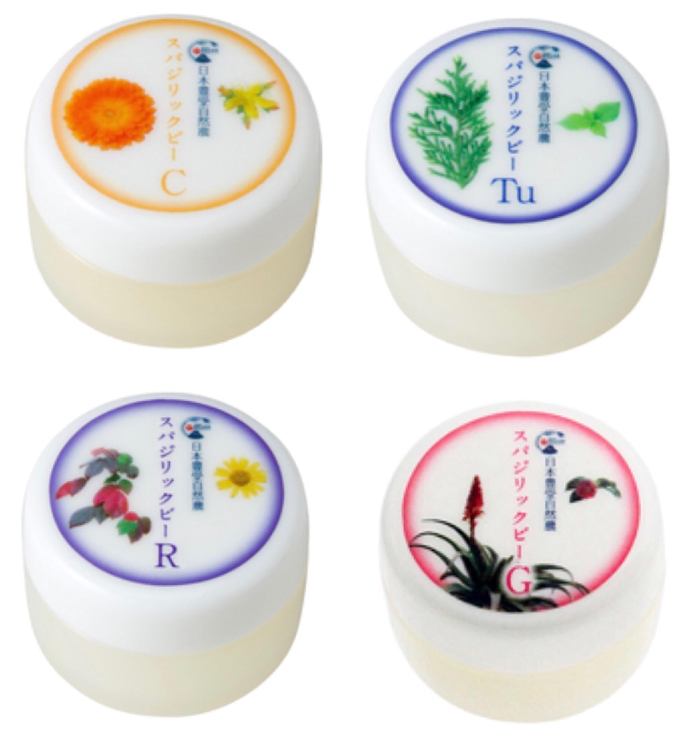 Amazon | 4種セット/スパジリック ビークリームC,Tu,R,G(小) 10g 全身