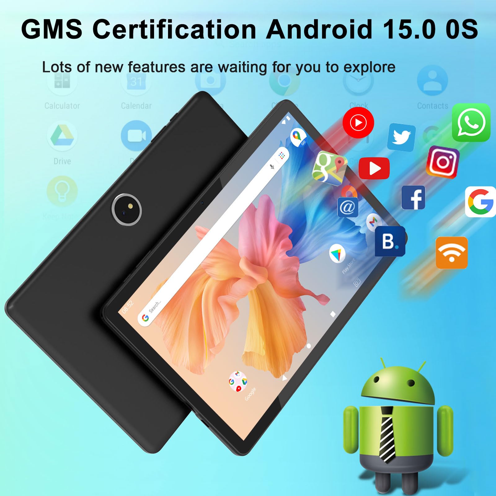 Amazon.com : 11 inch Tablet, 18GB + 128GB, Android 15 Tablet, 1TB