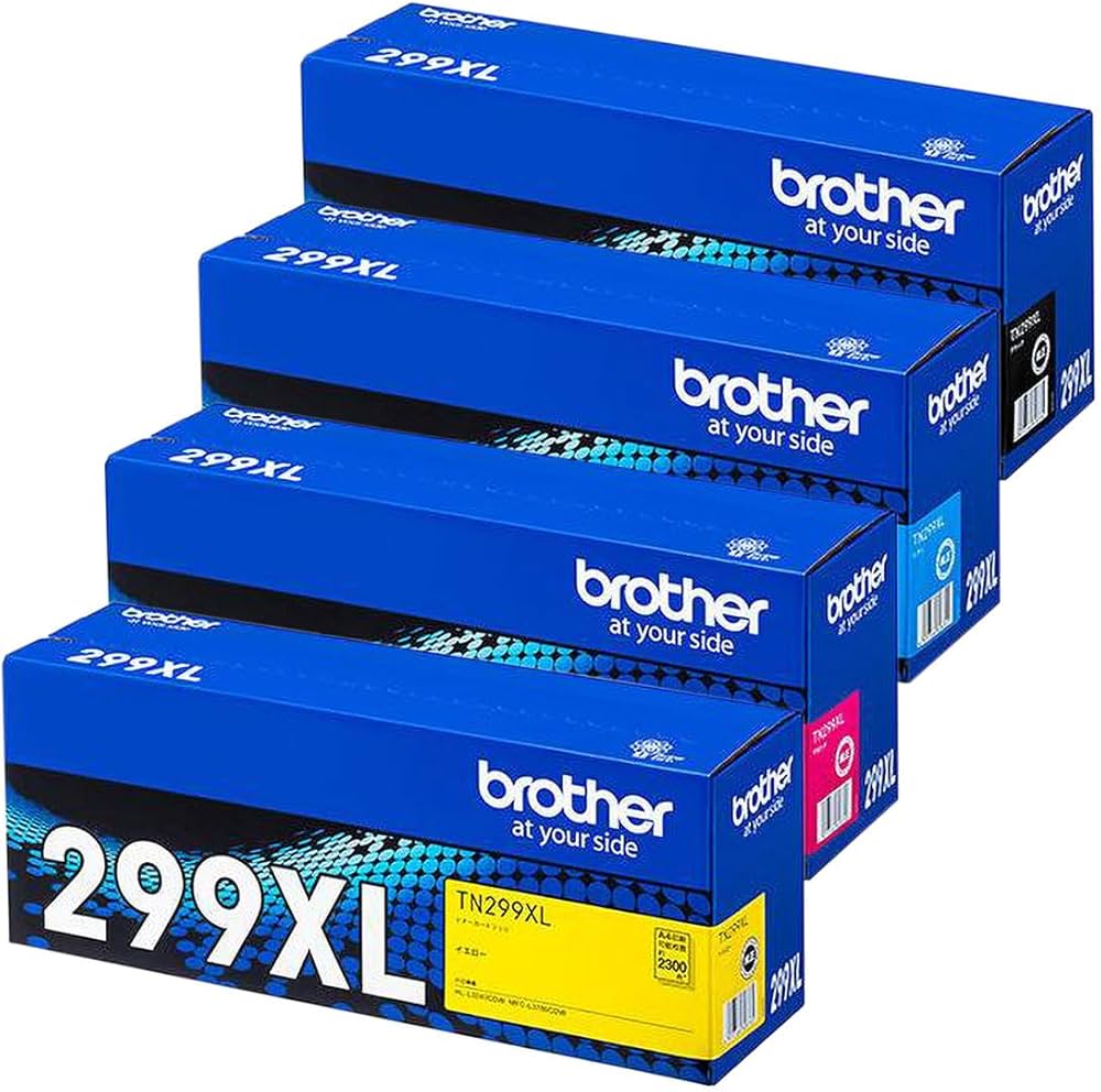 Amazon | [ セット品 ] BROTHER ブラザー 純正品 TN299XL 4色セット