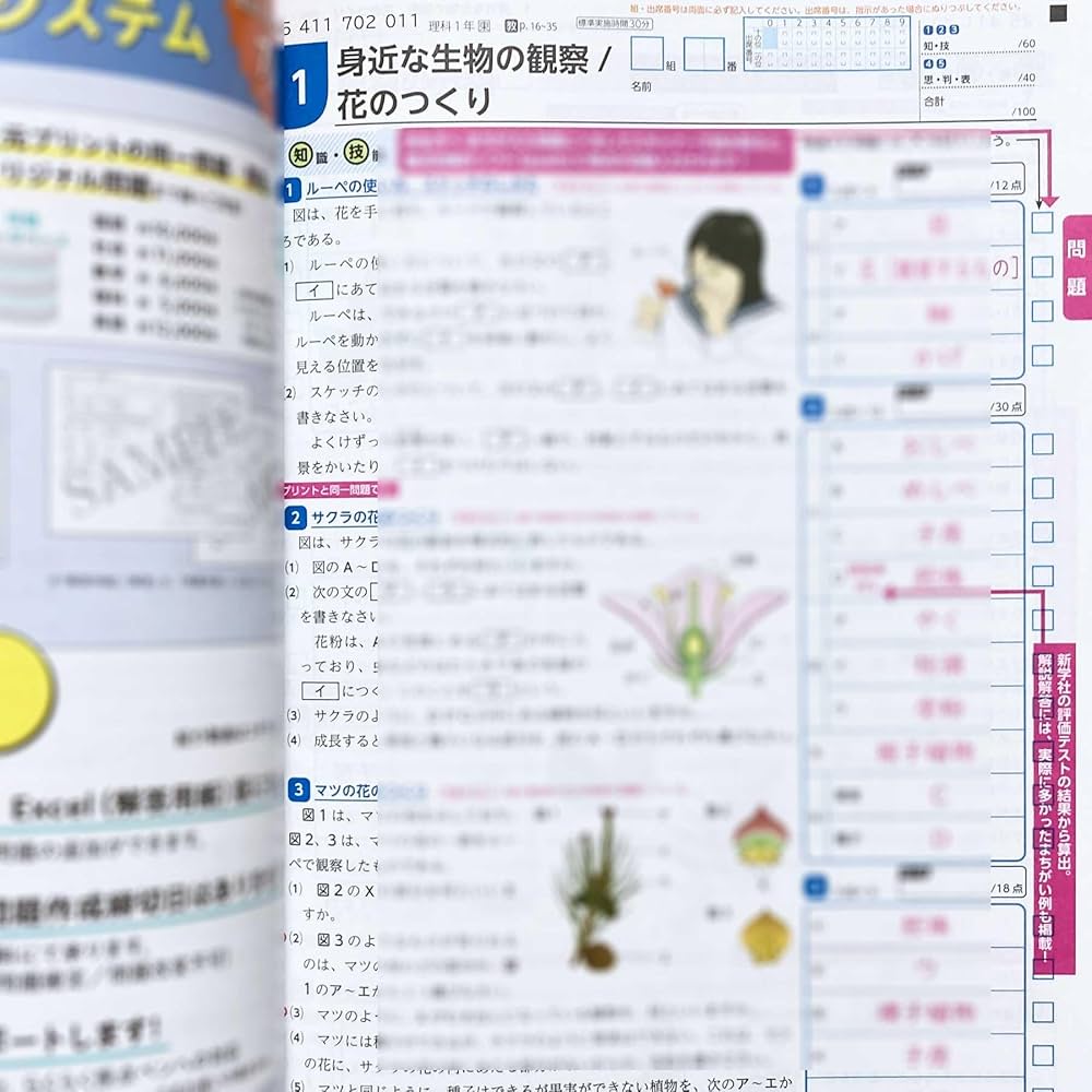 Amazon.co.jp: 2025年度版「Wプリント 理科 1年 東京書籍版【教師用