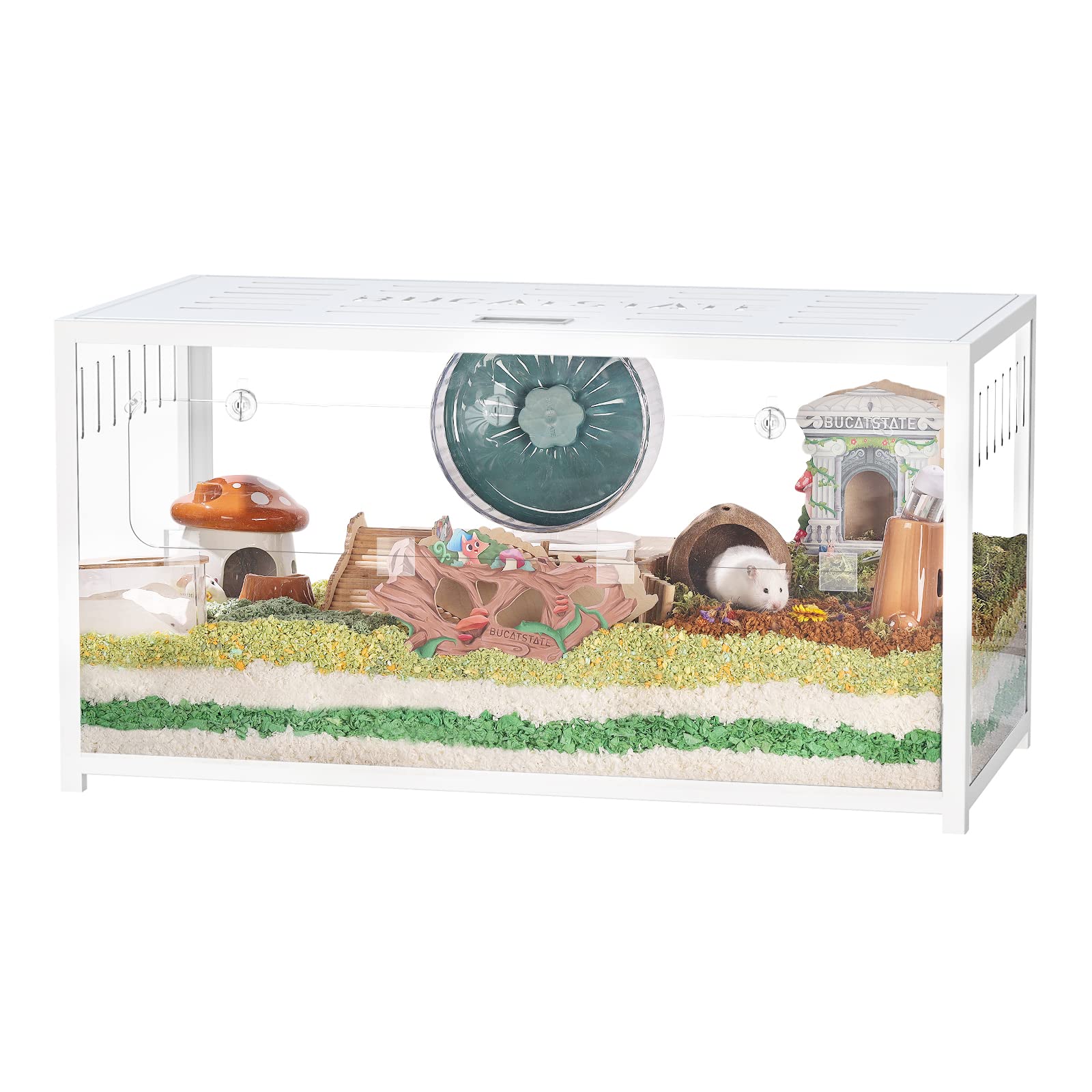 Amazon | BUCATSTATE ハムスター メタル製 100cm ケージ 飼育ケージ