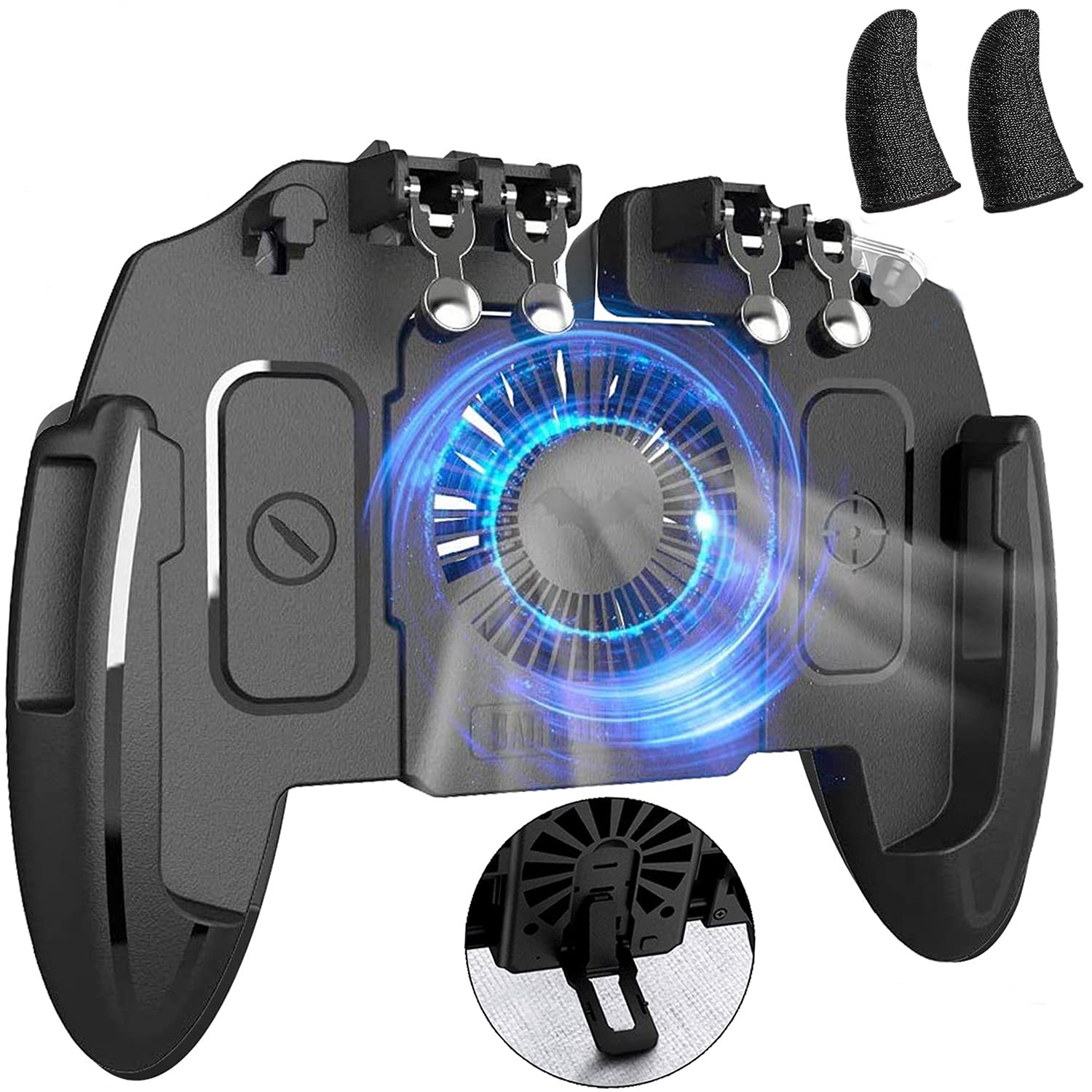 Amazon.co.jp: Tomoda コントローラー 荒野行動 PUBG MOBILE 6本指 強