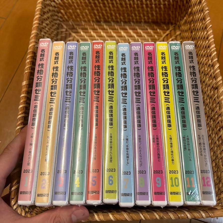 Amazon.co.jp: 名越式性格分類ゼミ 名越康文DVD（体癖）2023年1月?2023