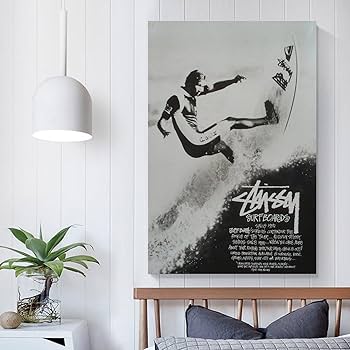 Amazon.co.jp: ビンテージ Stussy Surf ポスター International Stussy